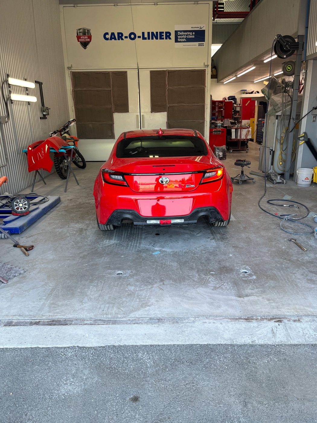Toyota GR86 après réparation