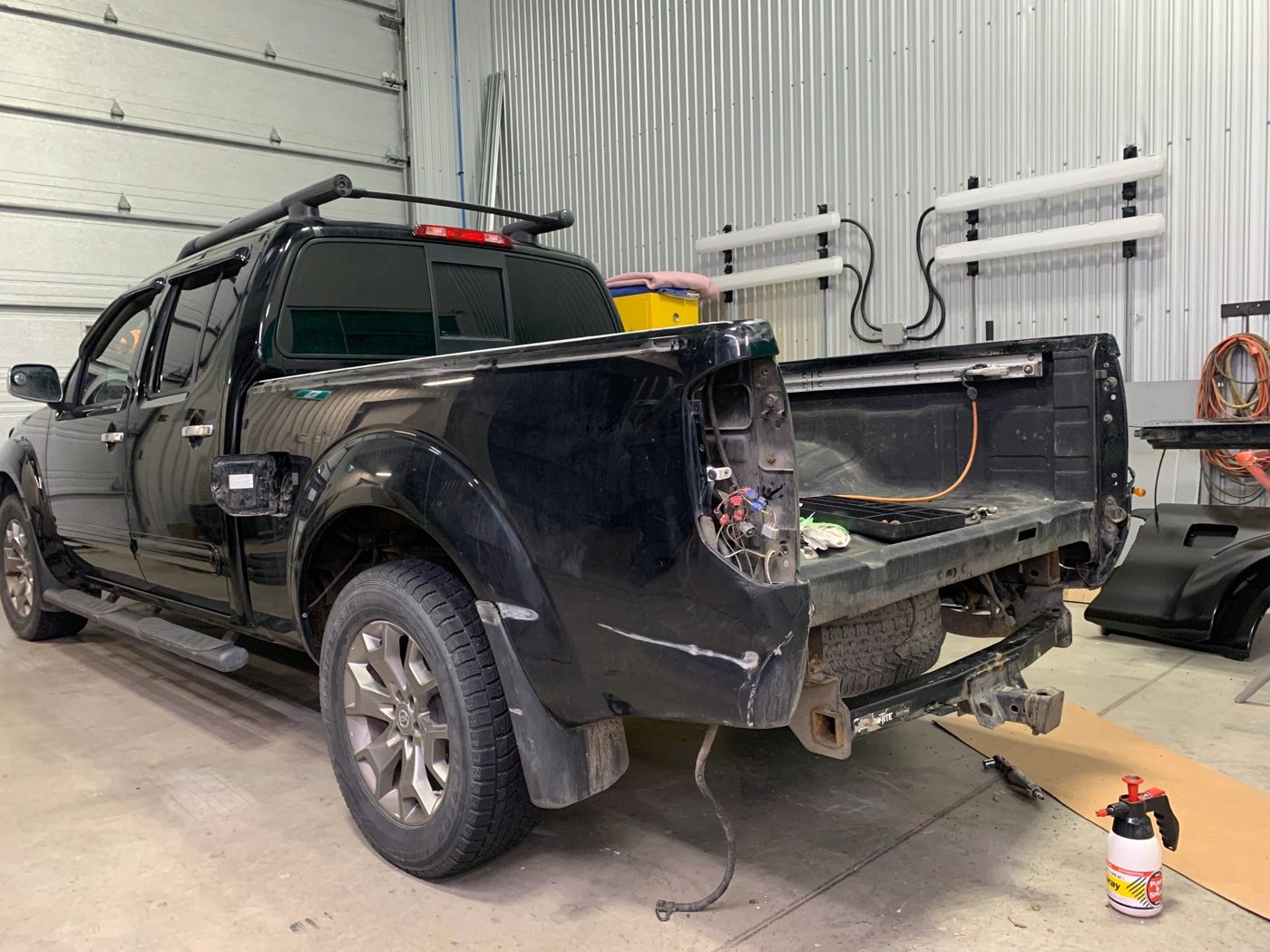 Nissan Frontier avant réparation